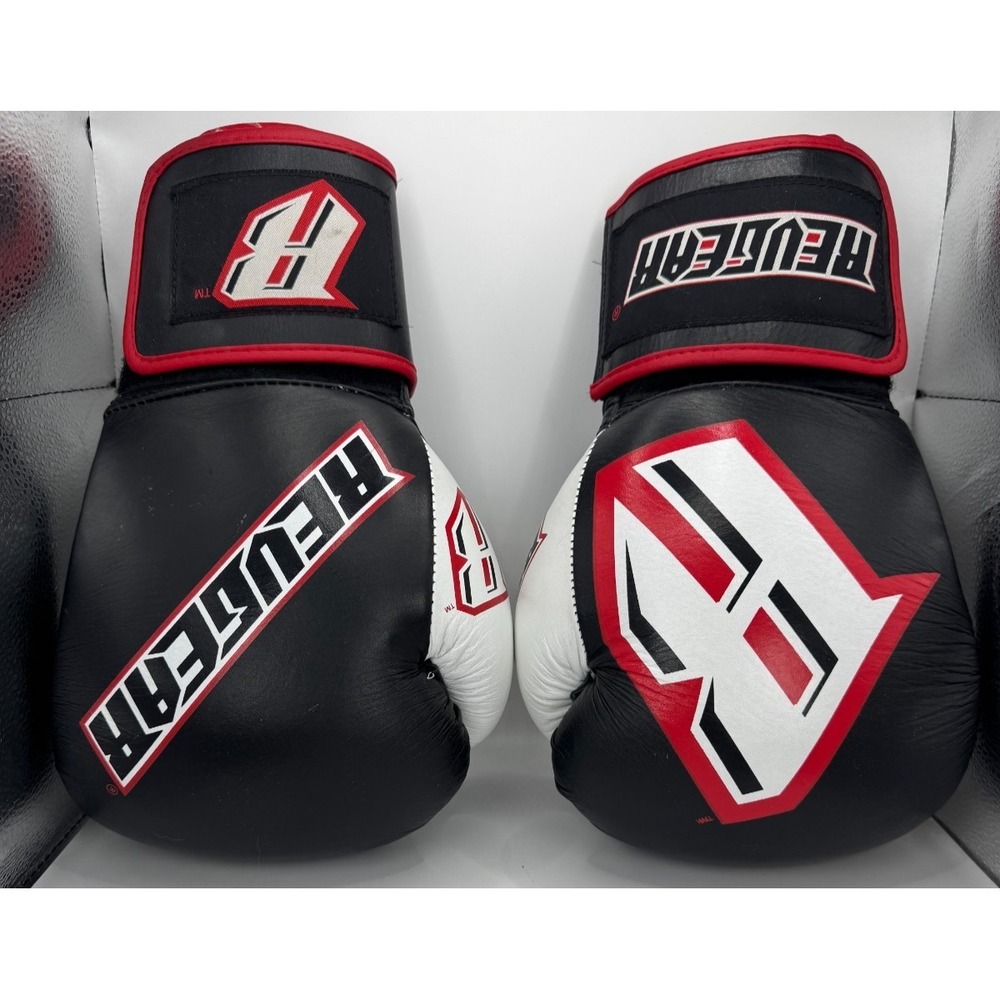 12oz Revgear Sentinel Leather Gel Padded Sparring Boxing Gloves MMA Kickbox